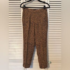 J CrewLeopard Print Pants